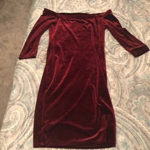 Red Velvet Dress